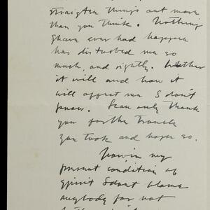 a page of handwritten text