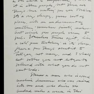 a page of handwritten text
