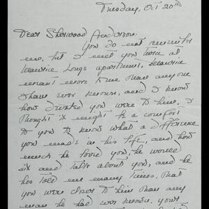 a page of handwritten text