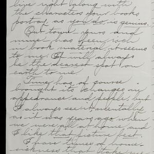 a page of handwritten text