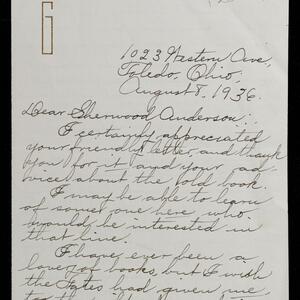 a page of handwritten text