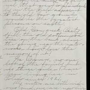 a page of handwritten text