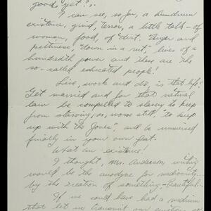 a page of handwritten text