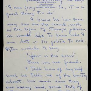 a page of handwritten text