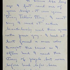 a page of handwritten text
