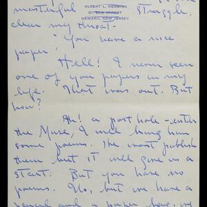 a page of handwritten text