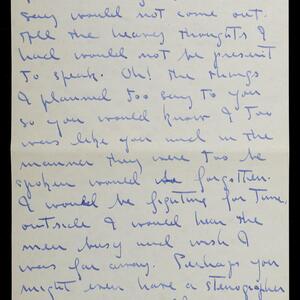 a page of handwritten text