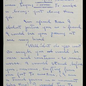 a page of handwritten text