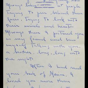 a page of handwritten text