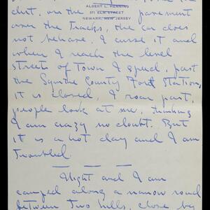 a page of handwritten text