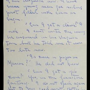 a page of handwritten text