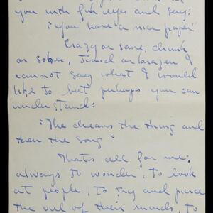 a page of handwritten text