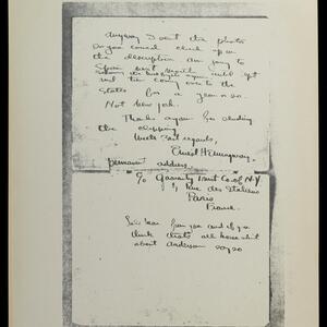 a page of handwritten text