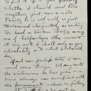 a page of handwritten text