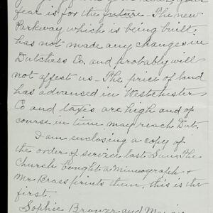 a page of handwritten text
