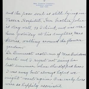 a page of handwritten text