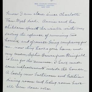 a page of handwritten text