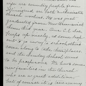 a page of handwritten text