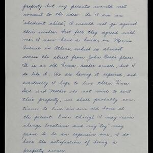 a page of handwritten text