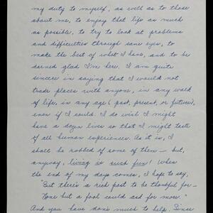 a page of handwritten text