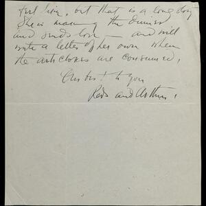 a page of handwritten text