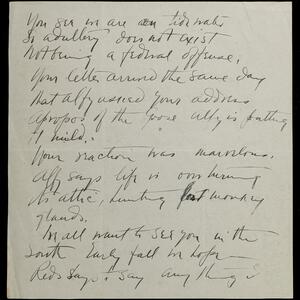 a page of handwritten text