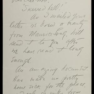 a page of handwritten text