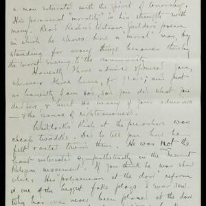 a page of handwritten text