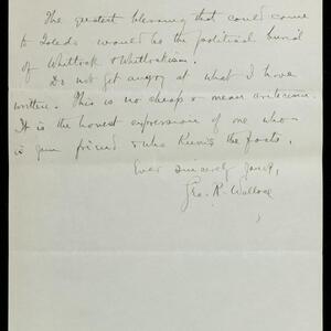 a page of handwritten text