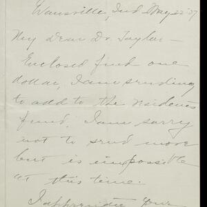 a page of handwritten text