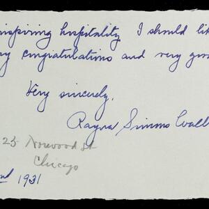 a page of handwritten text