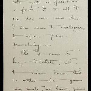 a page of handwritten text