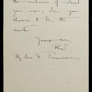 a page of handwritten text