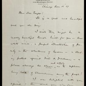 a page of handwritten text