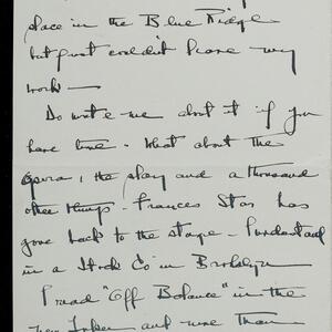 a page of handwritten text