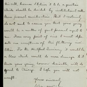 a page of handwritten text