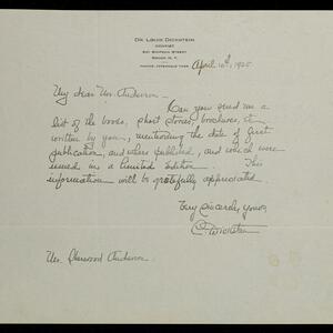a page of handwritten text