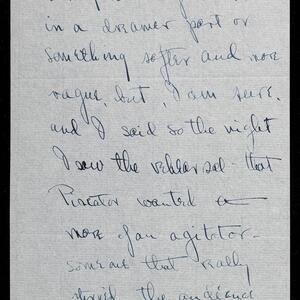 a page of handwritten text