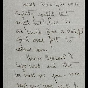a page of handwritten text