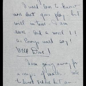 a page of handwritten text