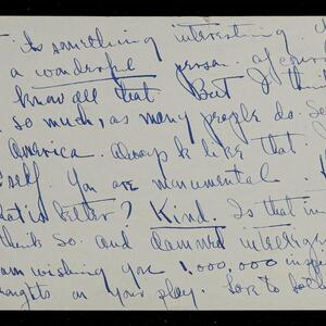 a page of handwritten text