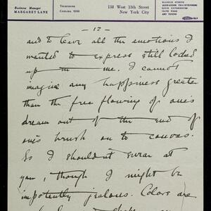 a page of handwritten text