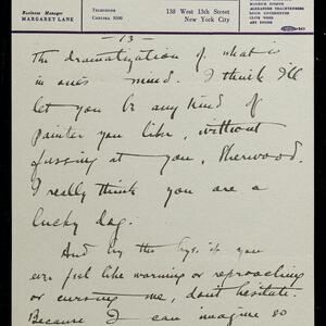 a page of handwritten text