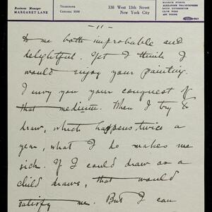 a page of handwritten text