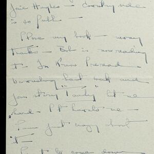 a page of handwritten text