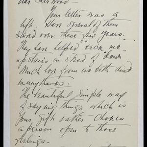 a page of handwritten text