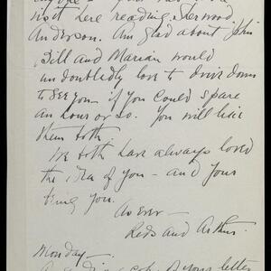 a page of handwritten text