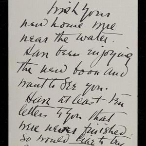 a page of handwritten text