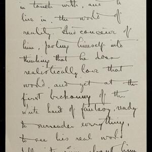 a page of handwritten text