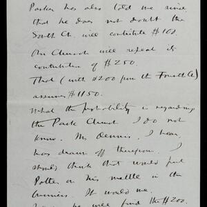 a page of handwritten text